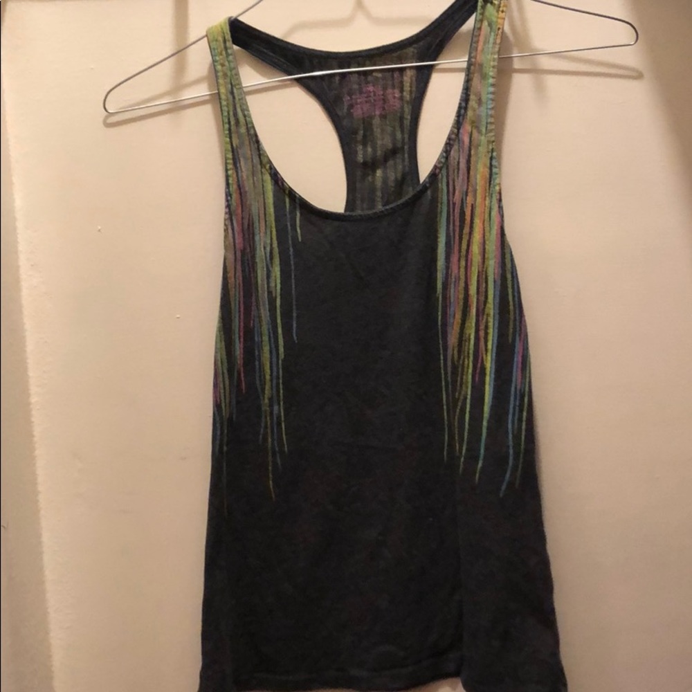 RARE Multicolor Urban Outfitters racetrack tank